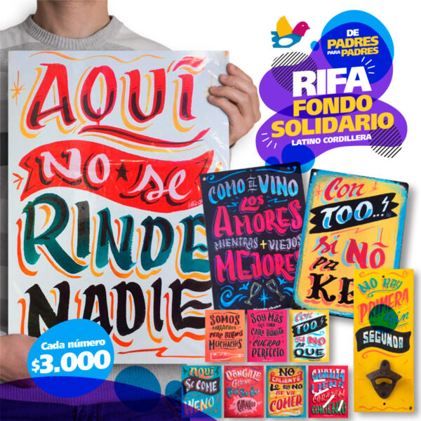 Rifa Fondo Solidario Mondo Chako
