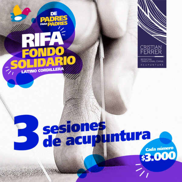 Rifa Fondo Solidario “3 sesiones acupuntura”