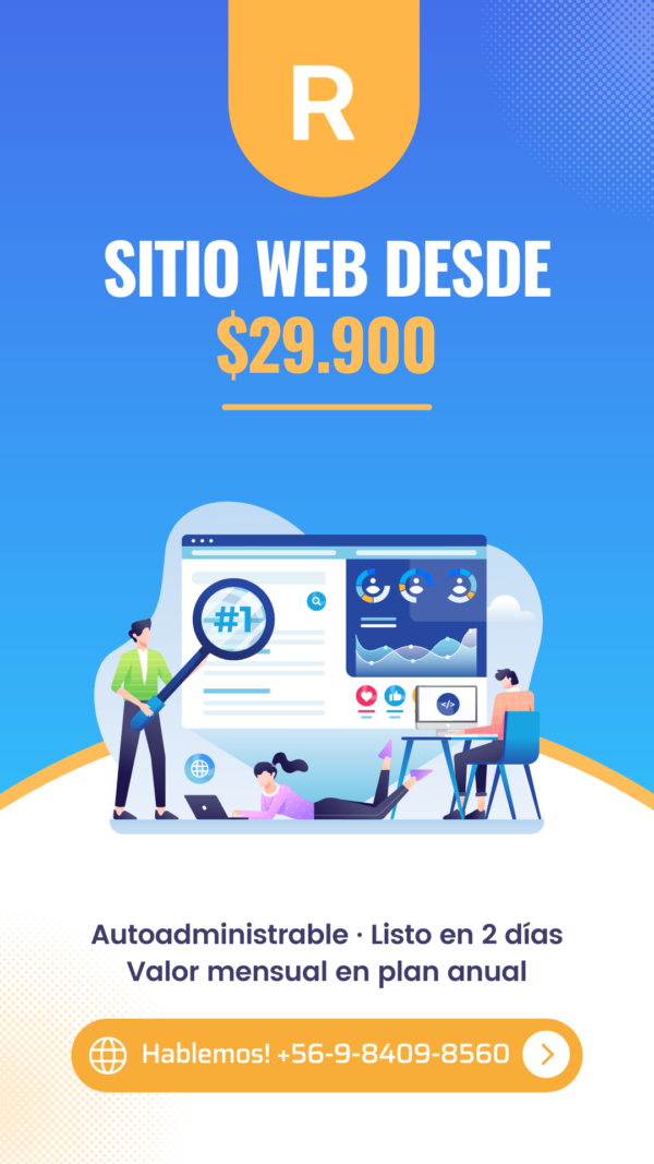 Página web - sitio web de primer nivel a un excelente precio