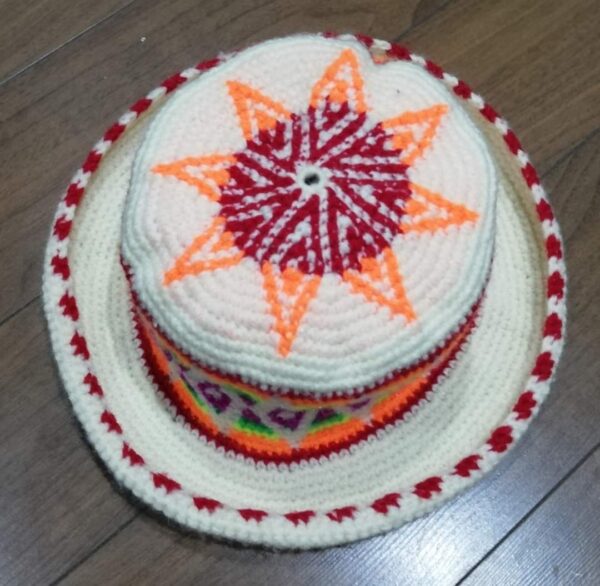 sombrero andino intarsia niñxs