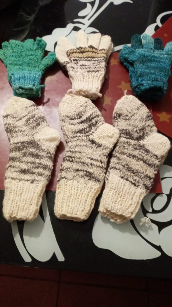 Artesanal tejido a mano calcetines guagua